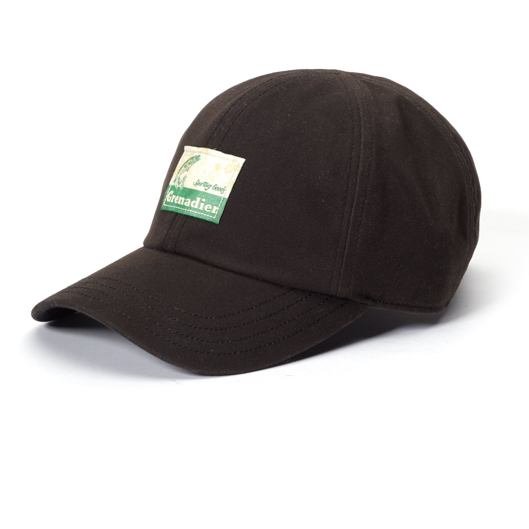 Goorin Bros. sportfishing cotton 6 panel baseball cap Brown left side view