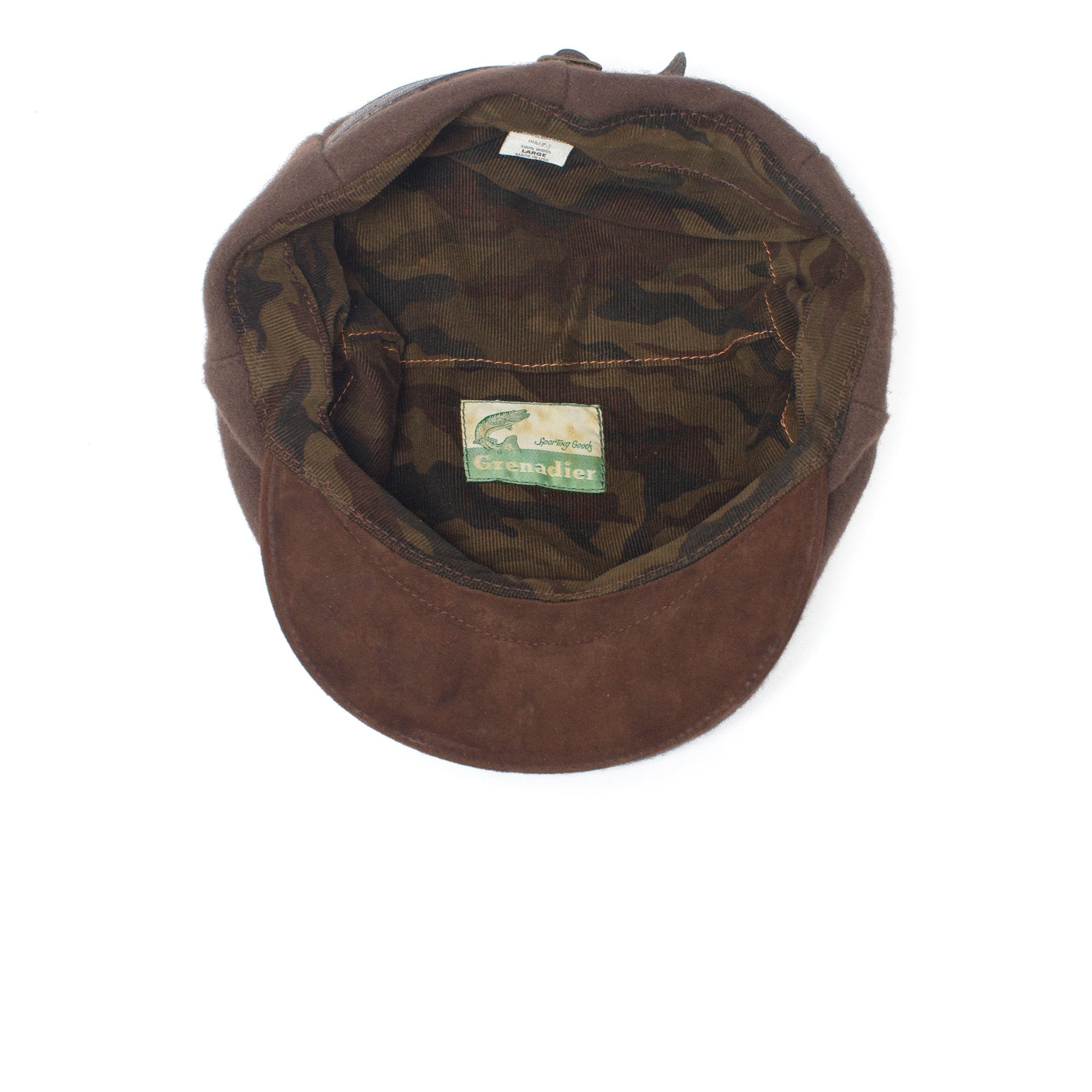 Goorin Bros. carson range wool blend low profile ivy flatcap Brown under view