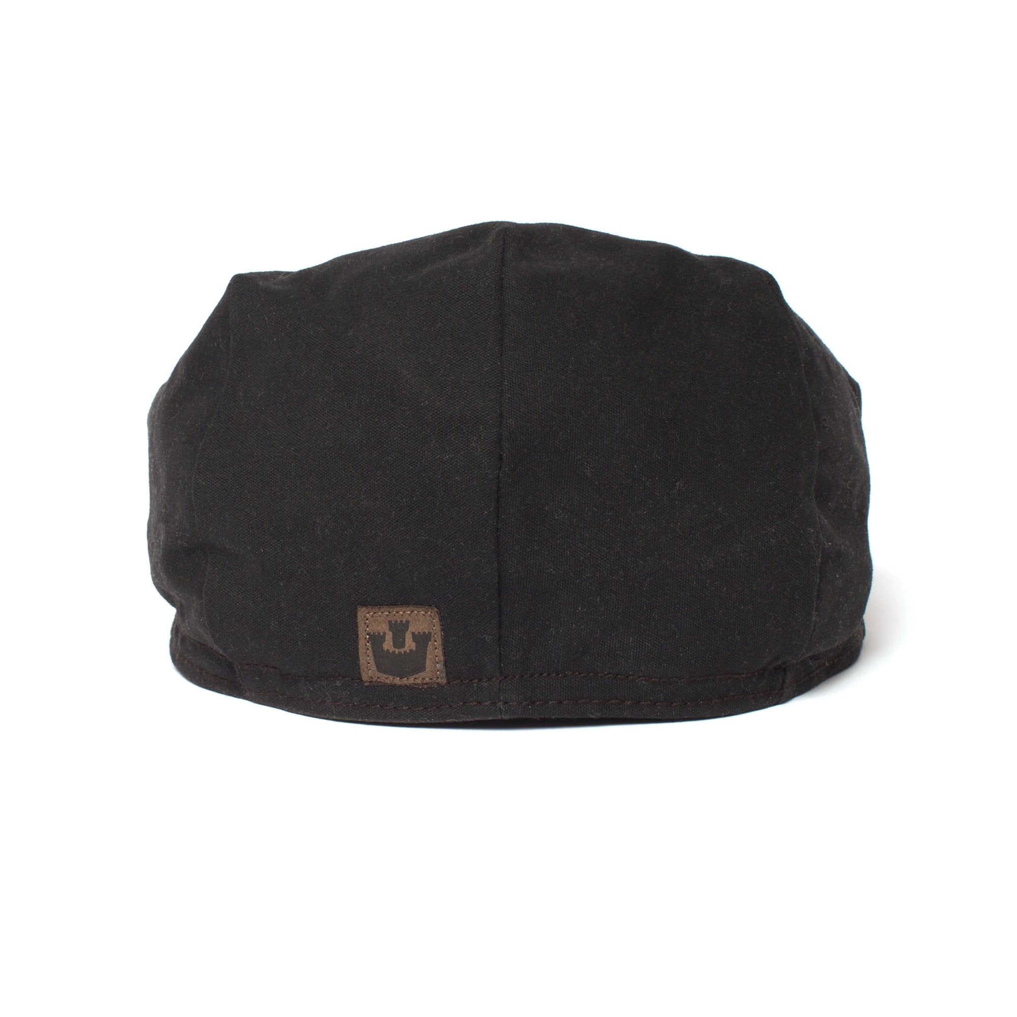 Goorin Bros. angler cotton low profile ivy with ear flaps flatcap Black back view