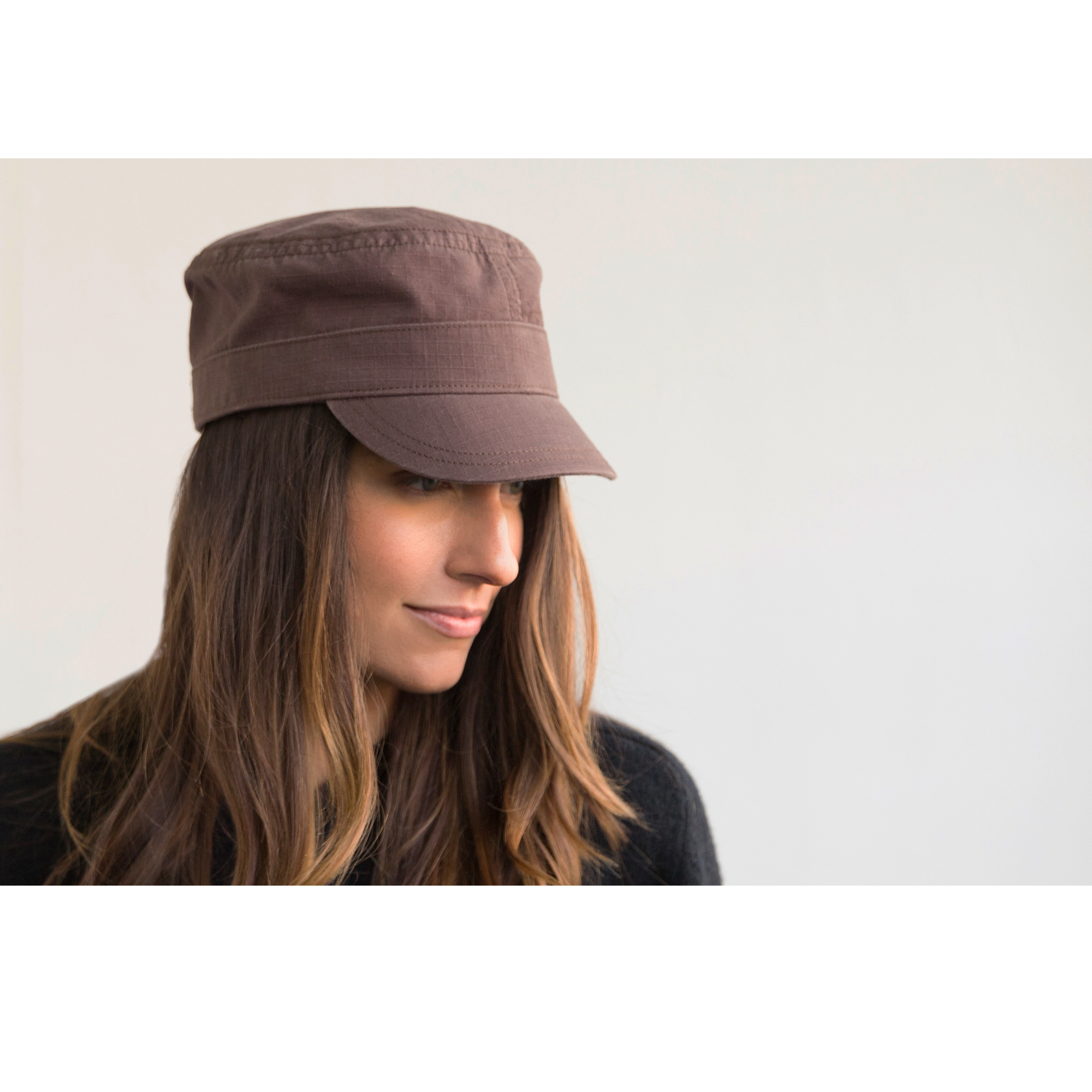 Goorin Bros. private cotton cadet cap Brown womens styling