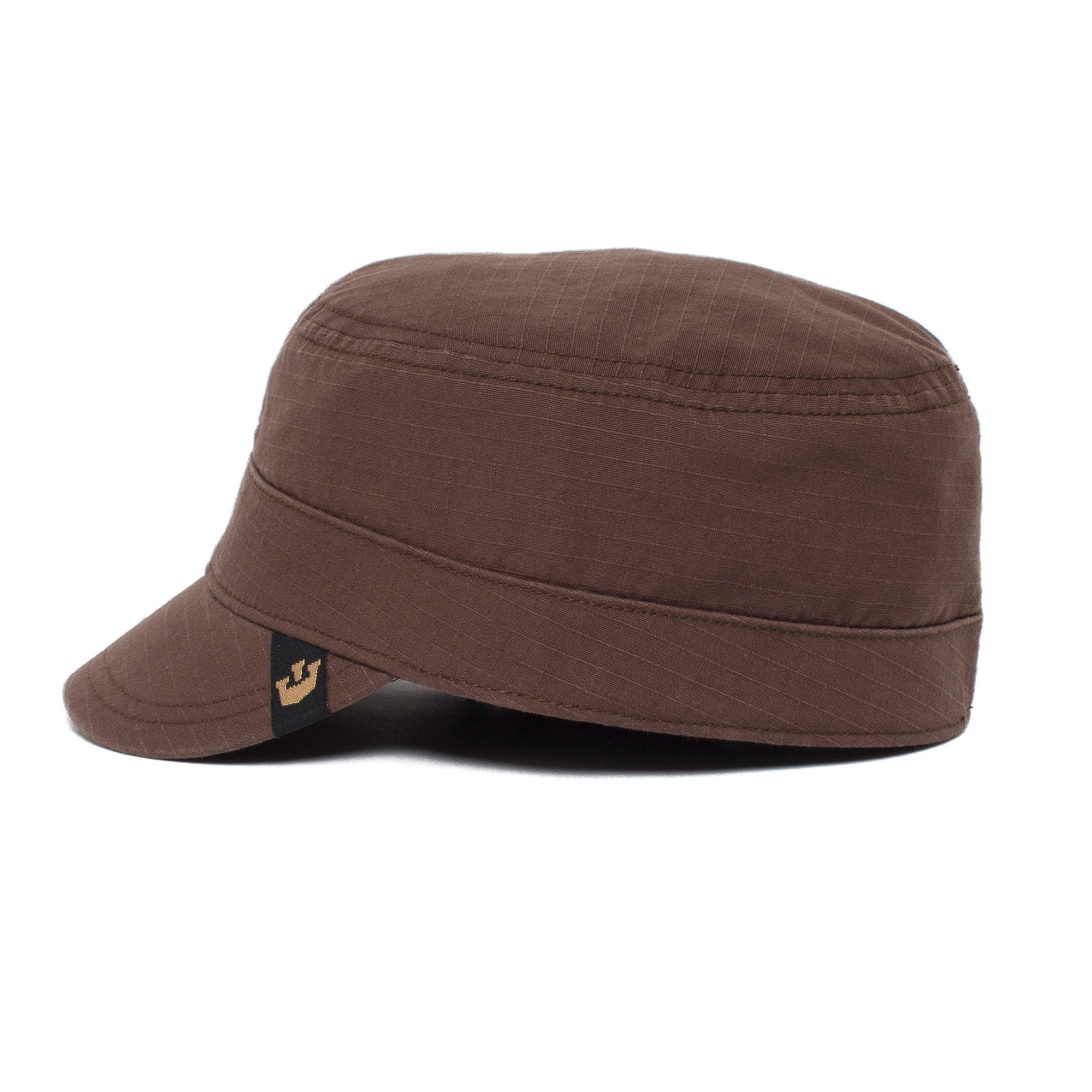 Goorin Bros. private cotton cadet cap Brown side view