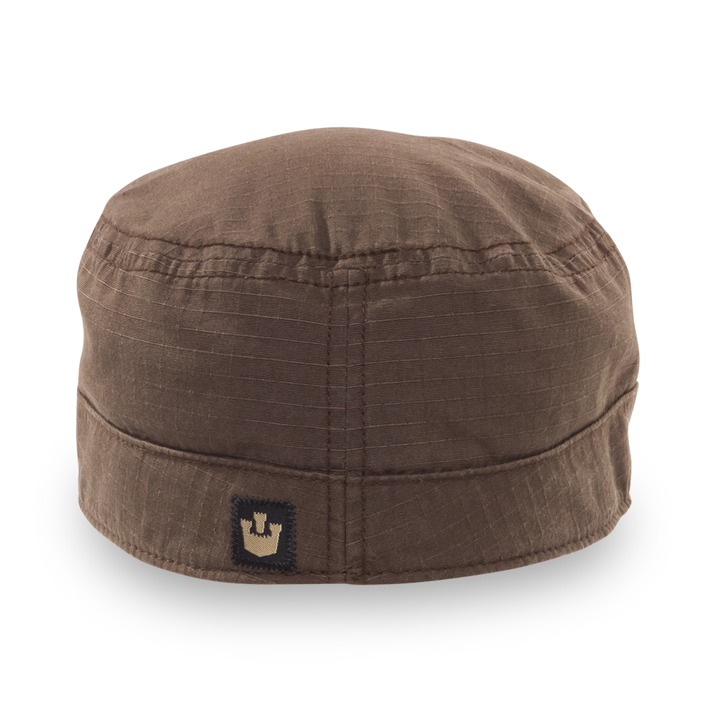 Goorin Bros. private cotton cadet cap Back label Brown back view