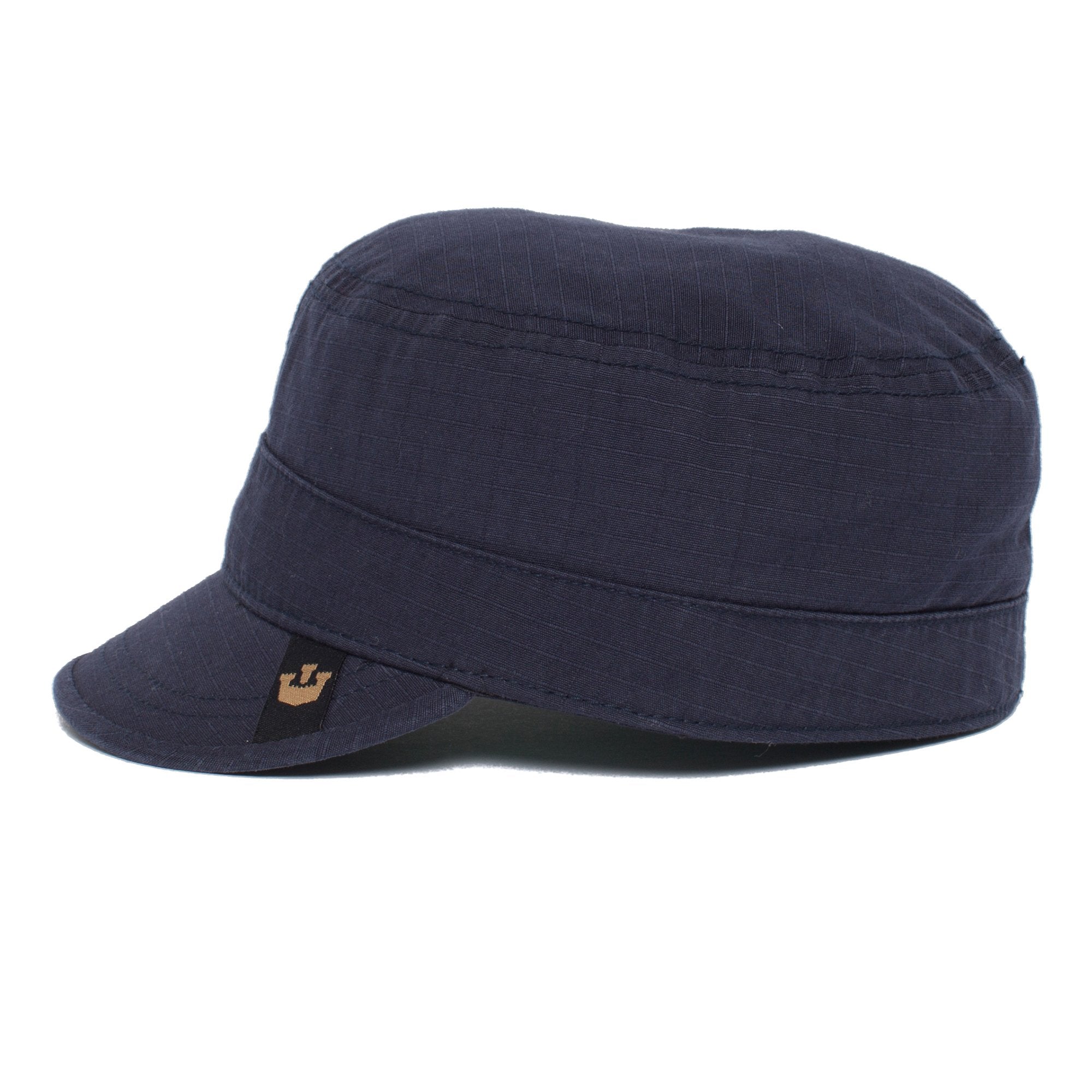 Goorin Bros. private cotton cadet cap Navy side view
