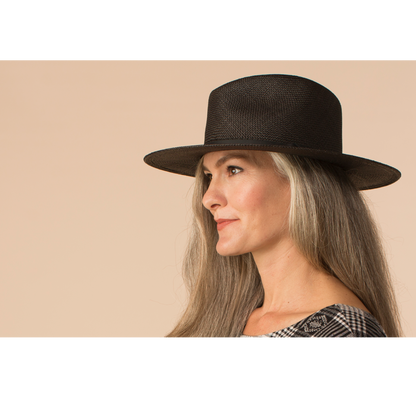 Goorin Bros. Welfleet Black fedora womens styling