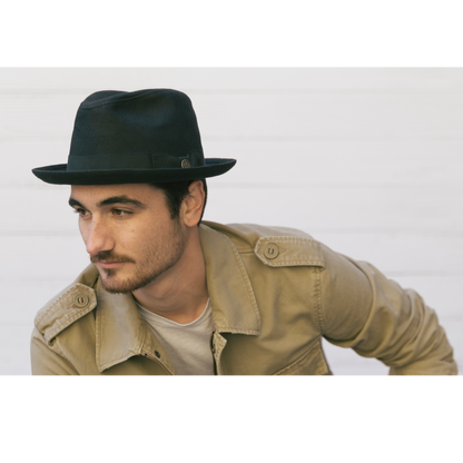Goorin Bros. Dan Pines Black fedora mens styling
