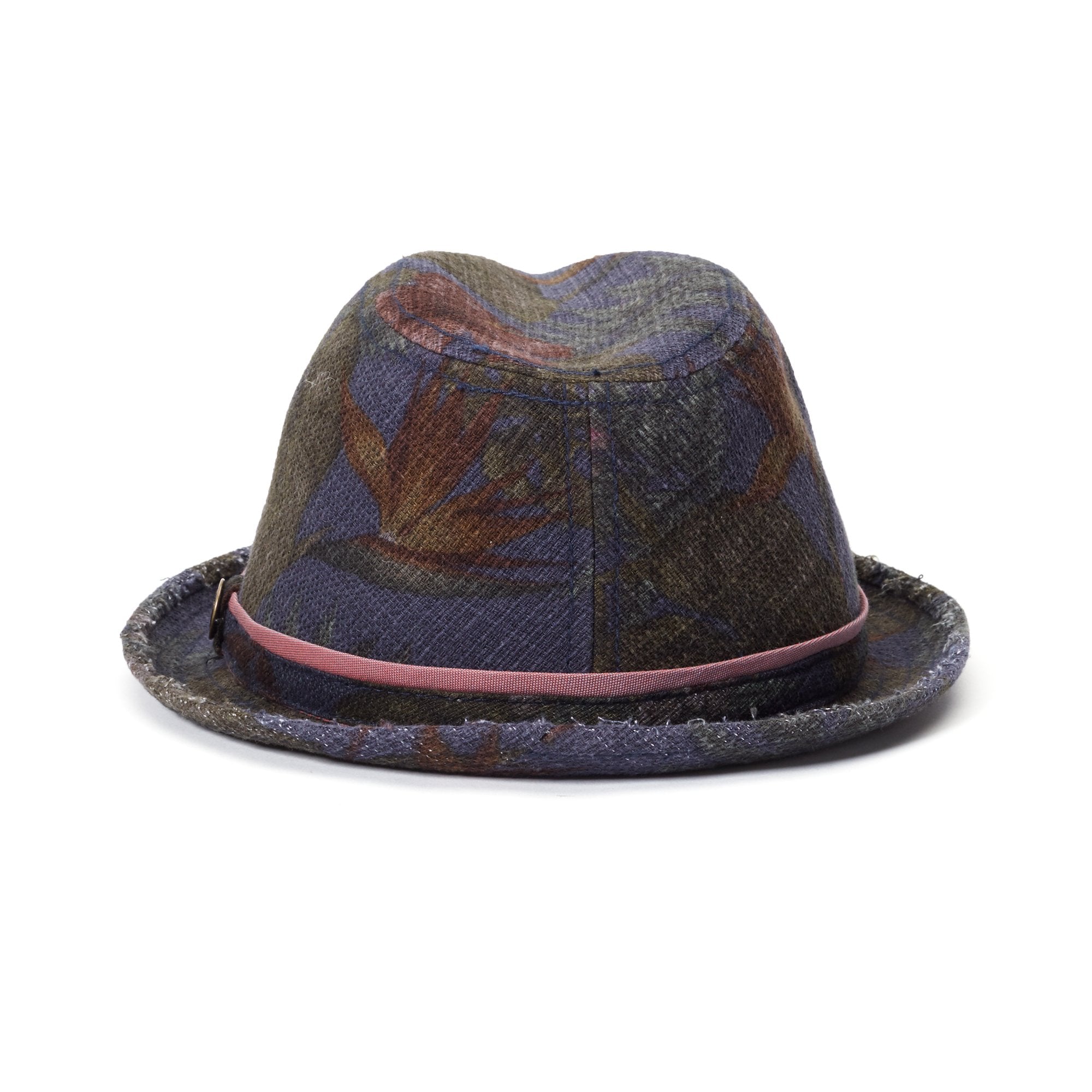 Goorin Bros. beach man cotton classic brim fedora Blue back view
