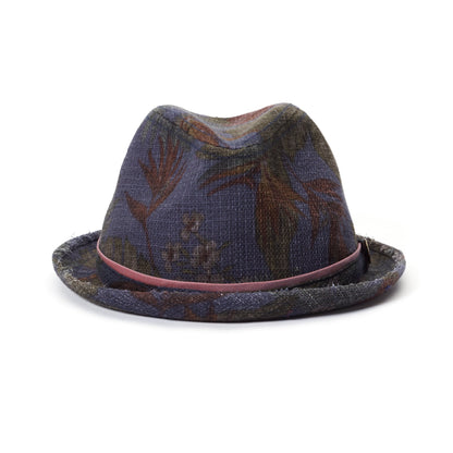 Goorin Bros. beach man cotton classic brim fedora Blue front view
