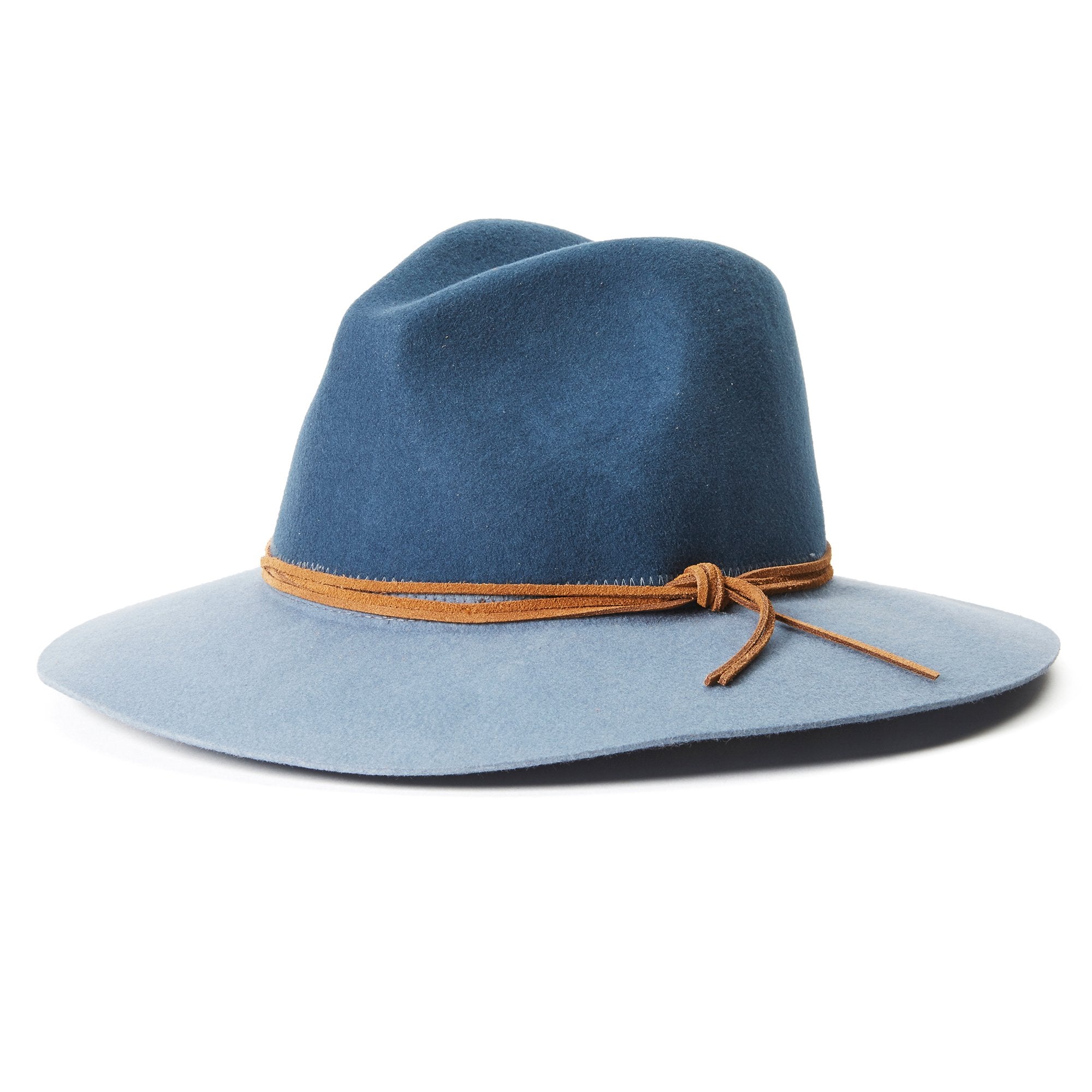Goorin Bros. queen of hearts wool wide brim fedora Blue left side view
