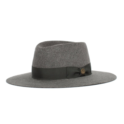 Goorin Bros. silent sam wool wide brim fedora Grey left side view