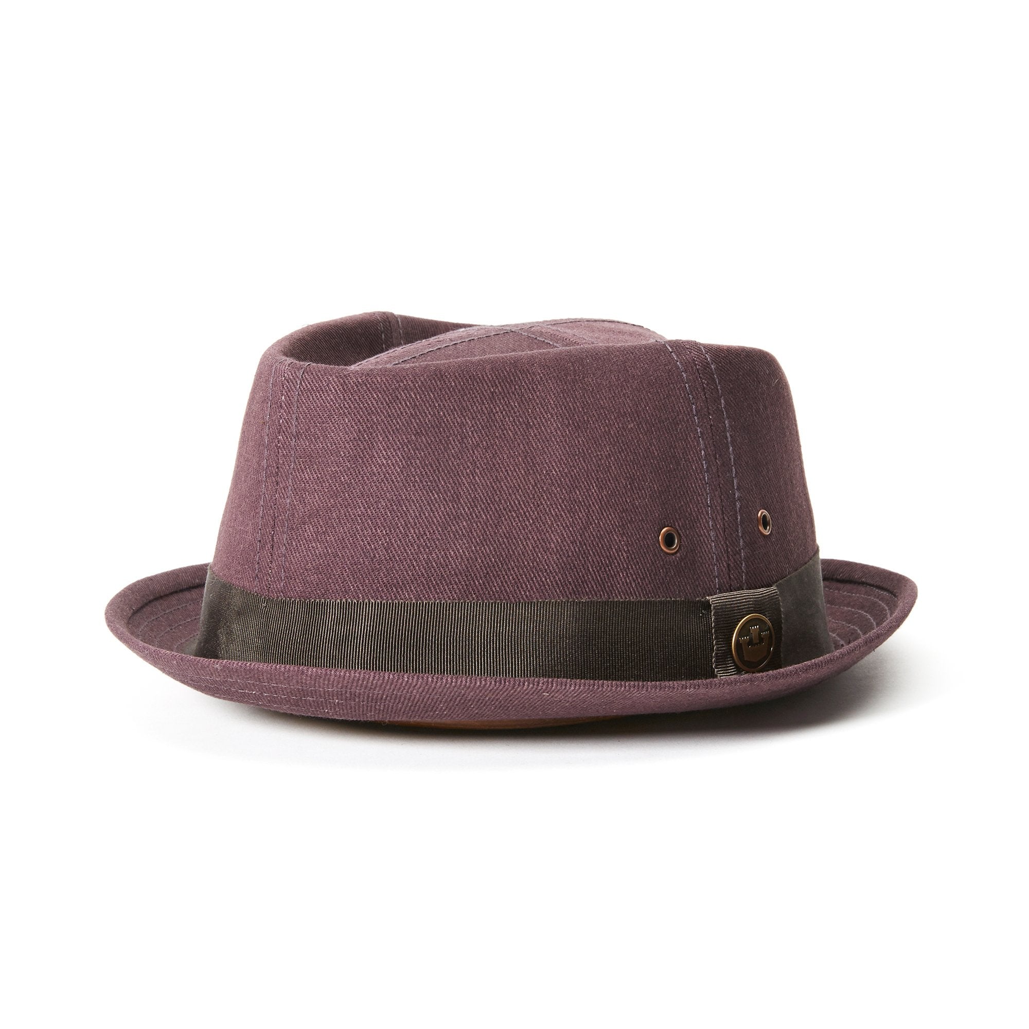 Goorin Bros. play that funk cotton porkpie Purple left side view