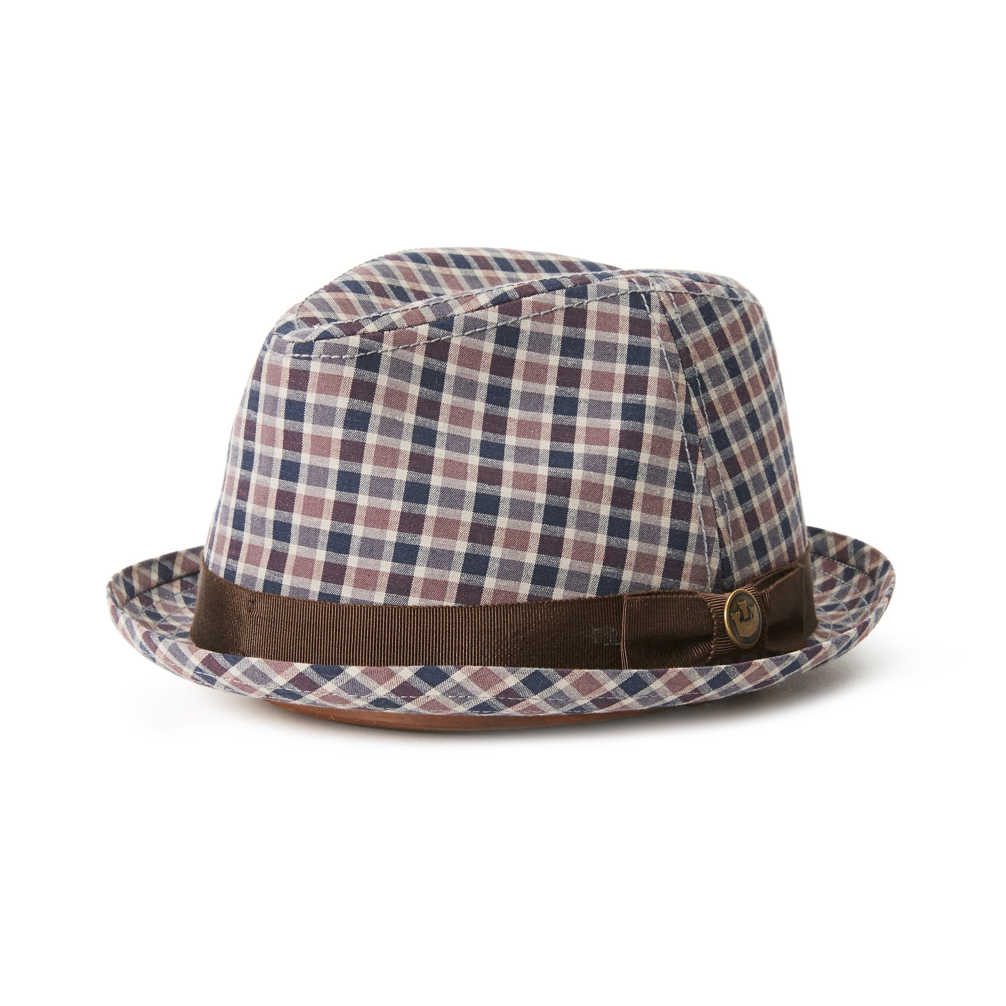 Goorin Bros. union park cotton flip up fedora Blue left side view