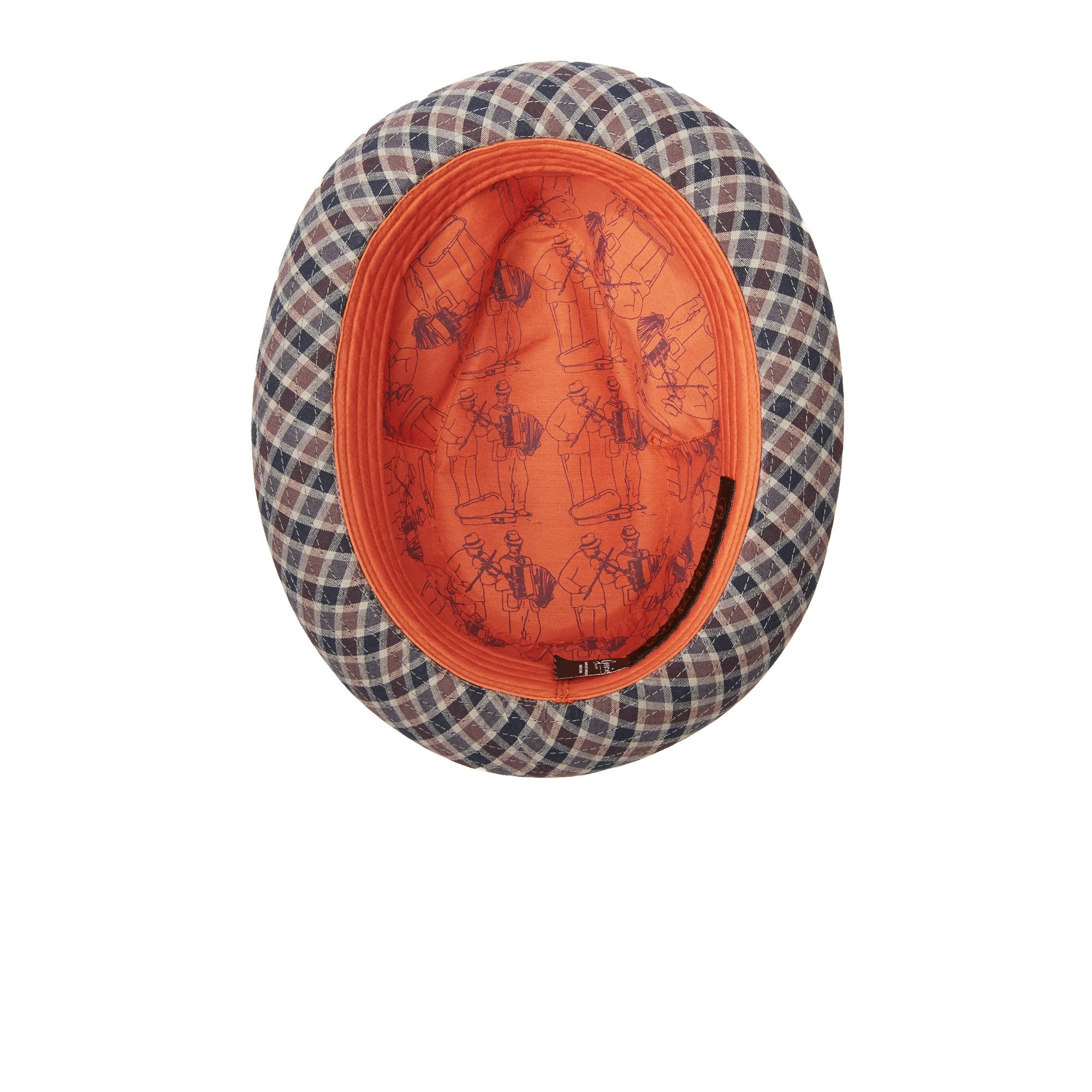 Goorin Bros. union park cotton flip up fedora Blue under view