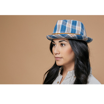 Goorin Bros. Birdie Navy flip up womens styling