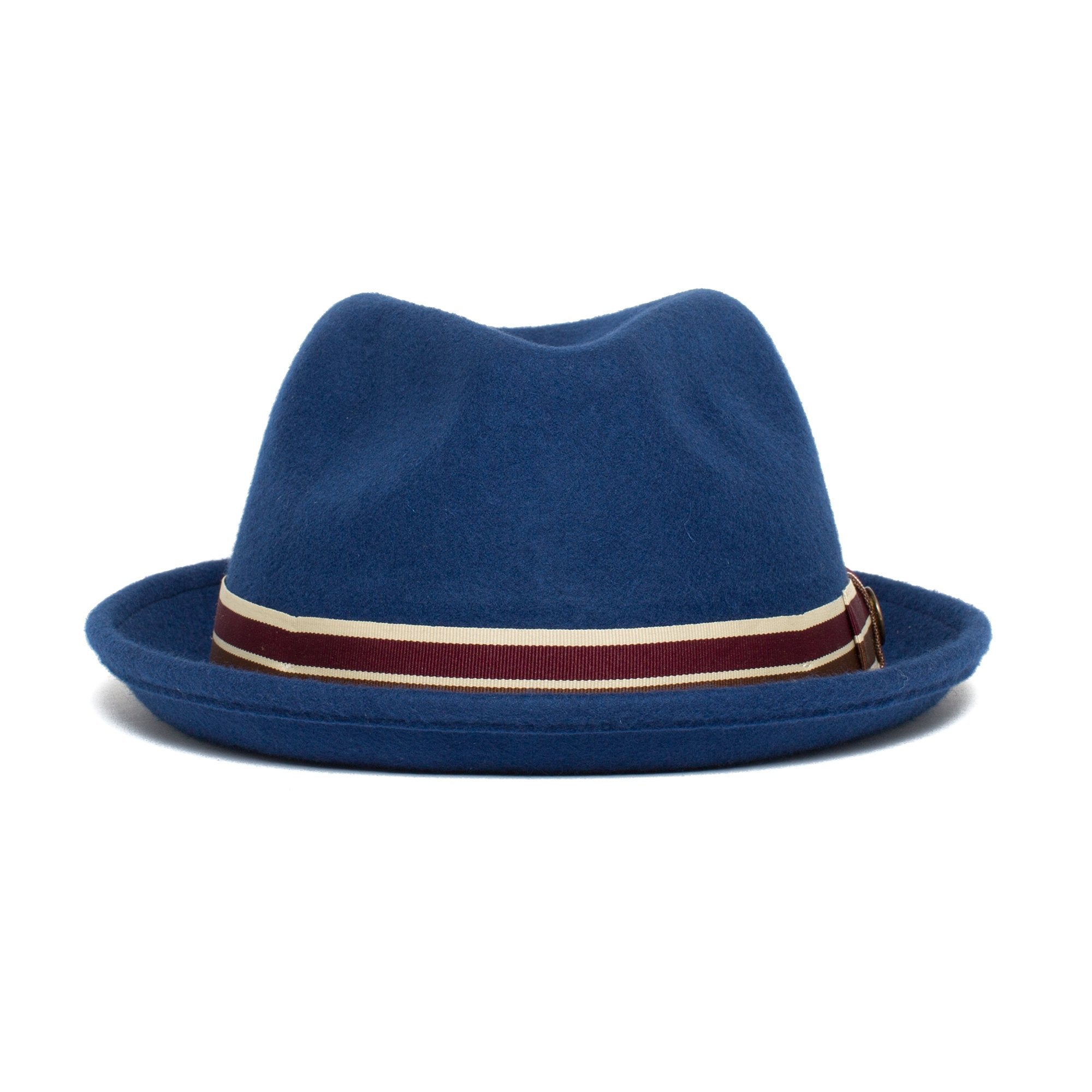 Goorin Bros. wonderful world wool flip up fedora Blue front view
