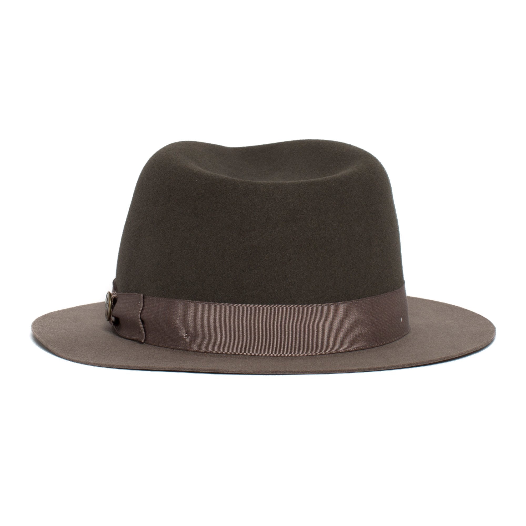 Goorin Bros. the baker wool classic brim fedora Grey back view
