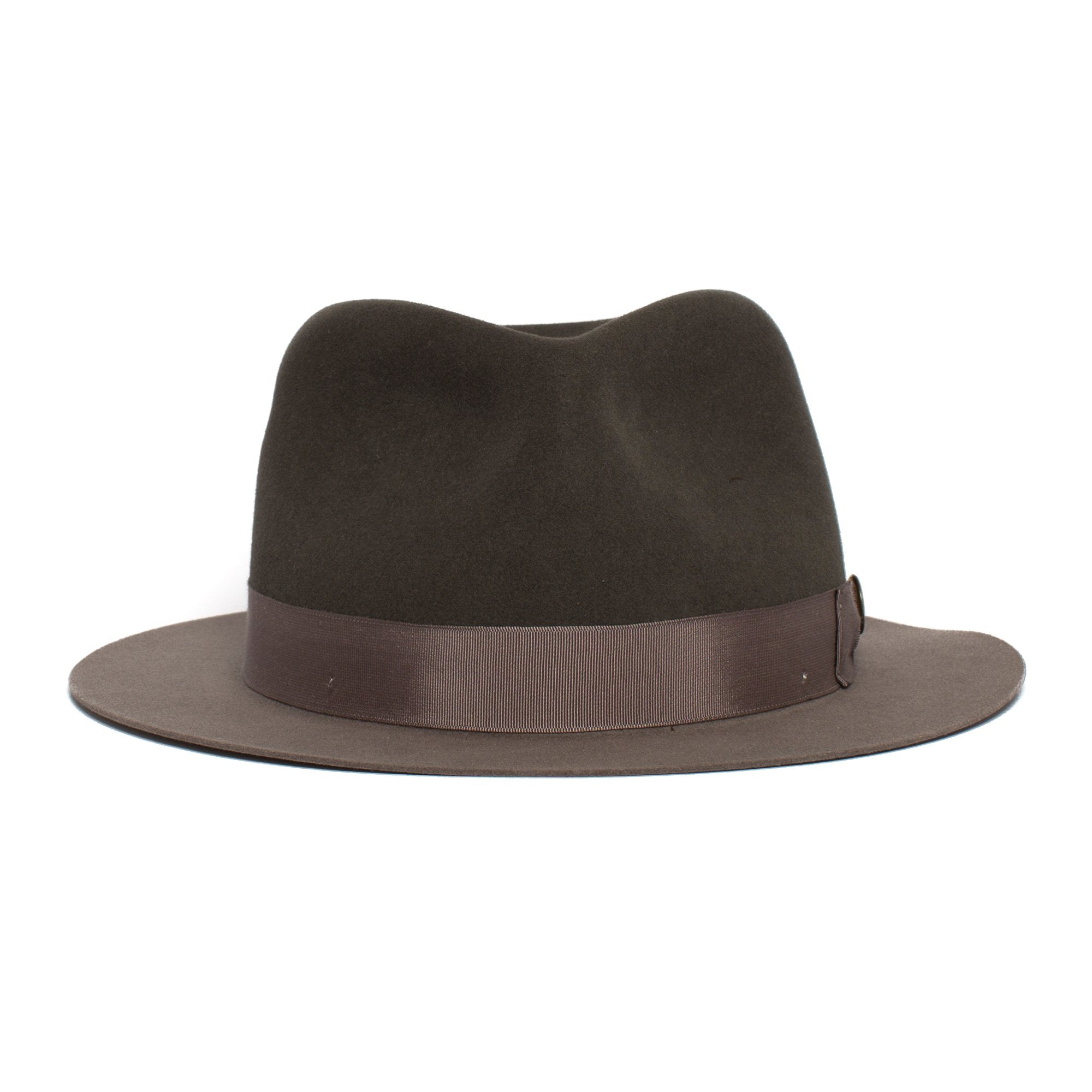Goorin Bros. the baker wool classic brim fedora Grey front view