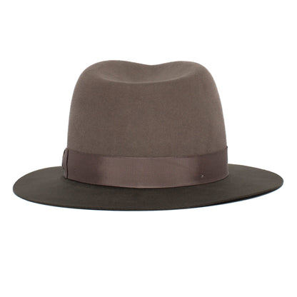 Goorin Bros. the baker wool classic brim fedora Olive back view