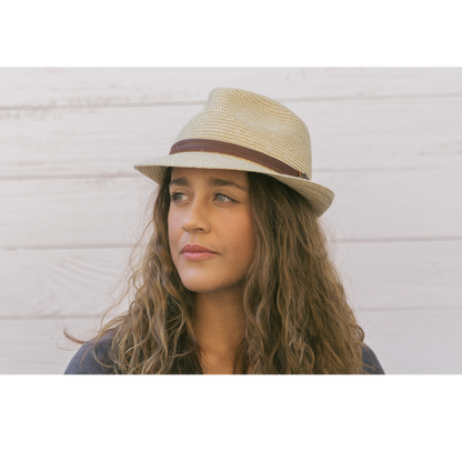 Goorin Bros. Laying Low Natural fedora womens styling