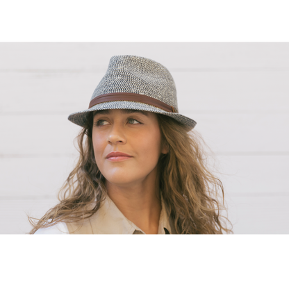 Goorin Bros. Laying Low Navy fedora womens styling