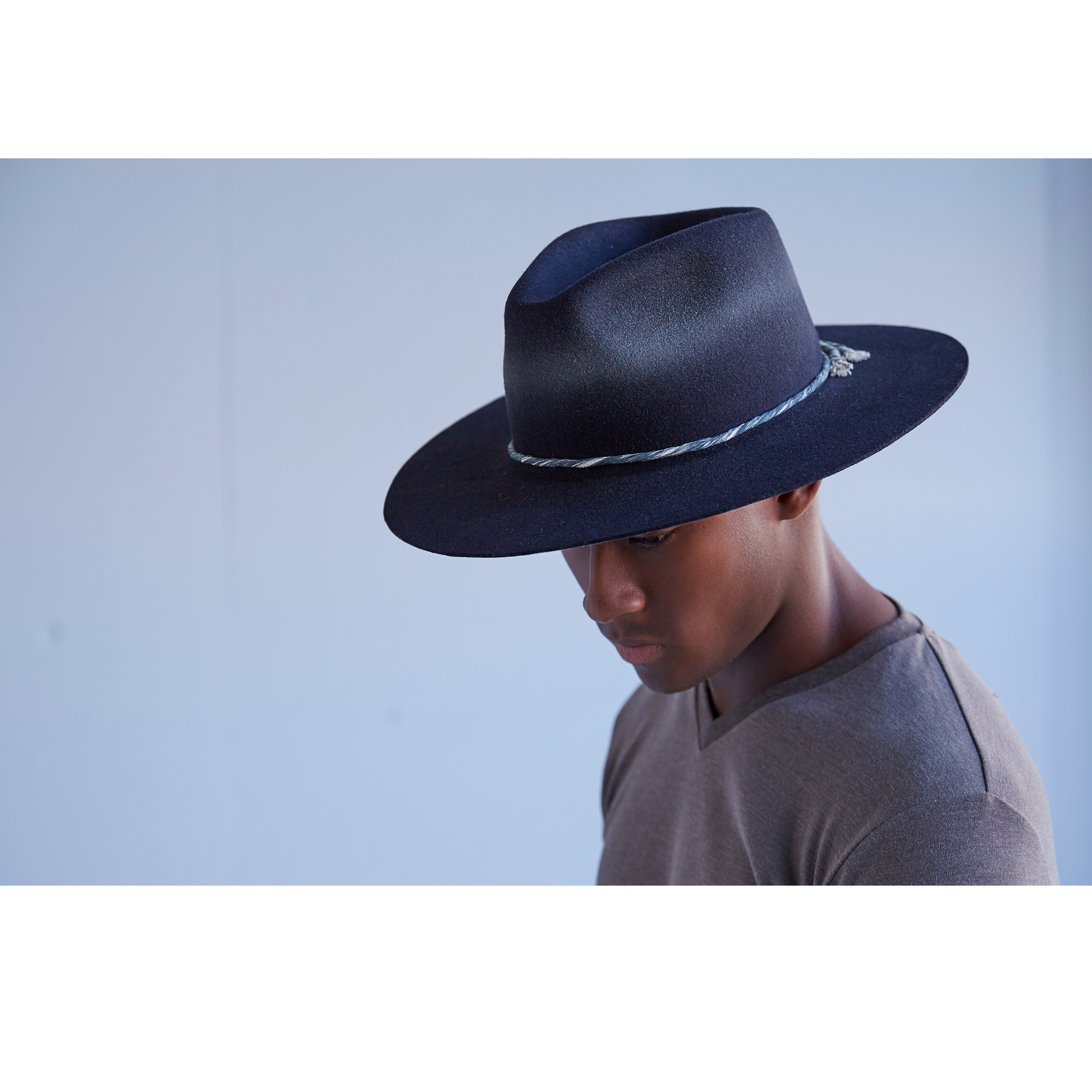 Goorin Bros. mr nix wool wide brim fedora Black  mens styling