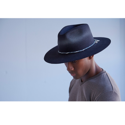 Goorin Bros. mr nix wool wide brim fedora Black  mens styling