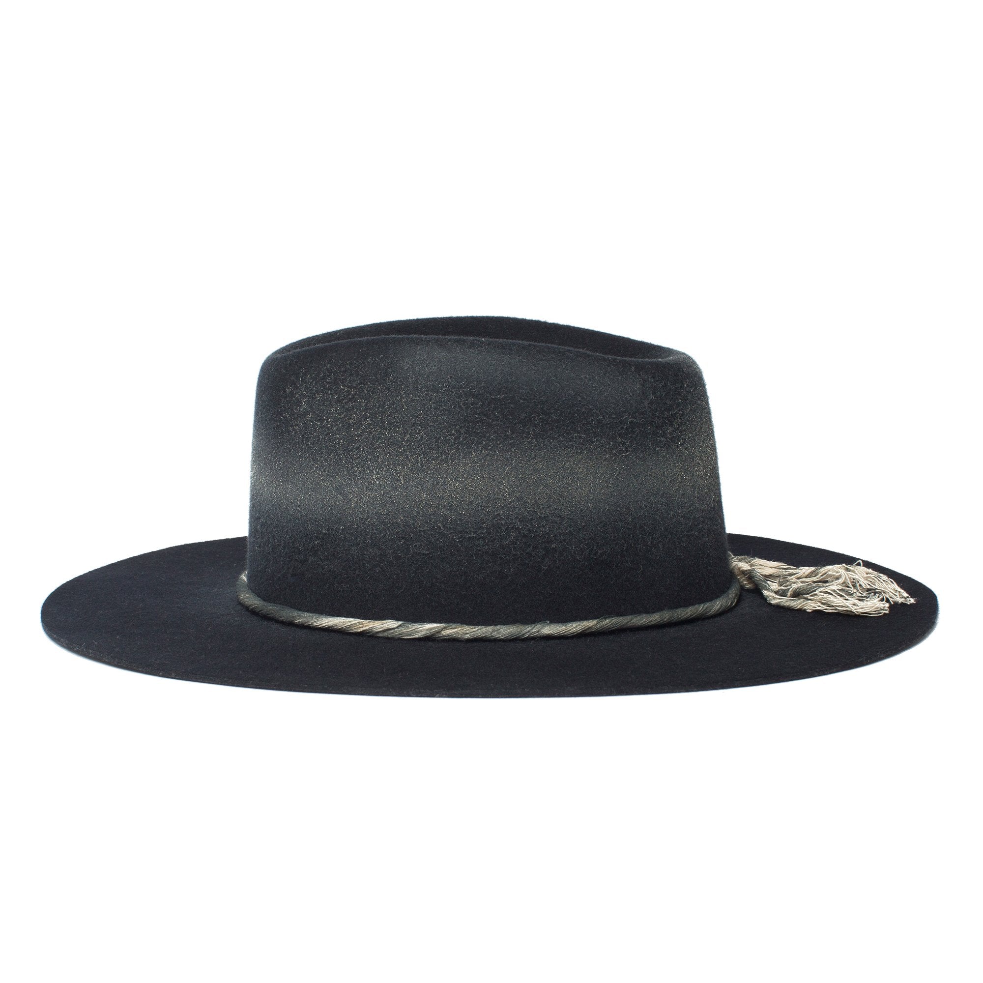 Goorin Bros. mr nix wool wide brim fedora Black side view