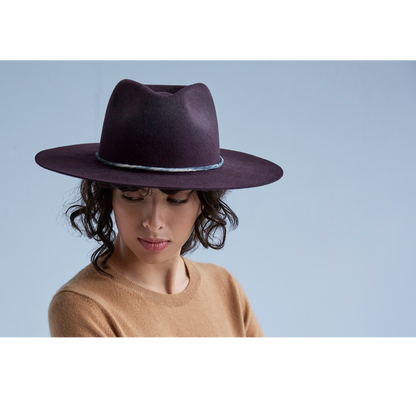 Goorin Bros. mr nix wool wide brim fedora Purple  womens styling