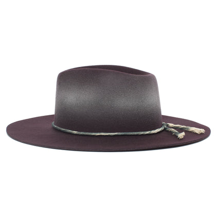 Goorin Bros. mr nix wool wide brim fedora Purple side view