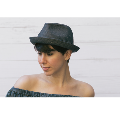 Goorin Bros. Get The Funk Navy flip up womens styling