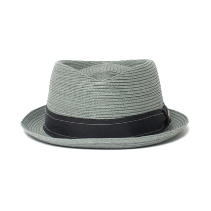 Goorin Bros. big joe cotton porkpie fedora Sage front view