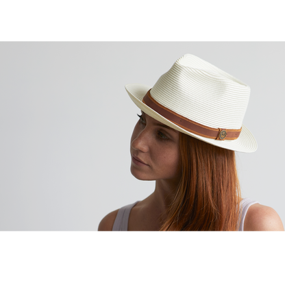 Goorin Bros. Enjoy The Ride White fedora womens styling
