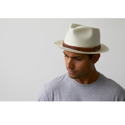 Goorin Bros. Enjoy The Ride White fedora mens styling
