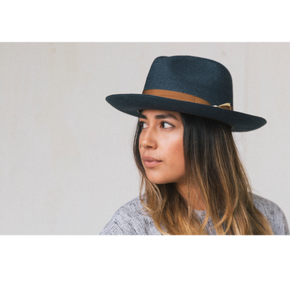 Goorin Bros. Butch Jackson Navy fedora womens styling