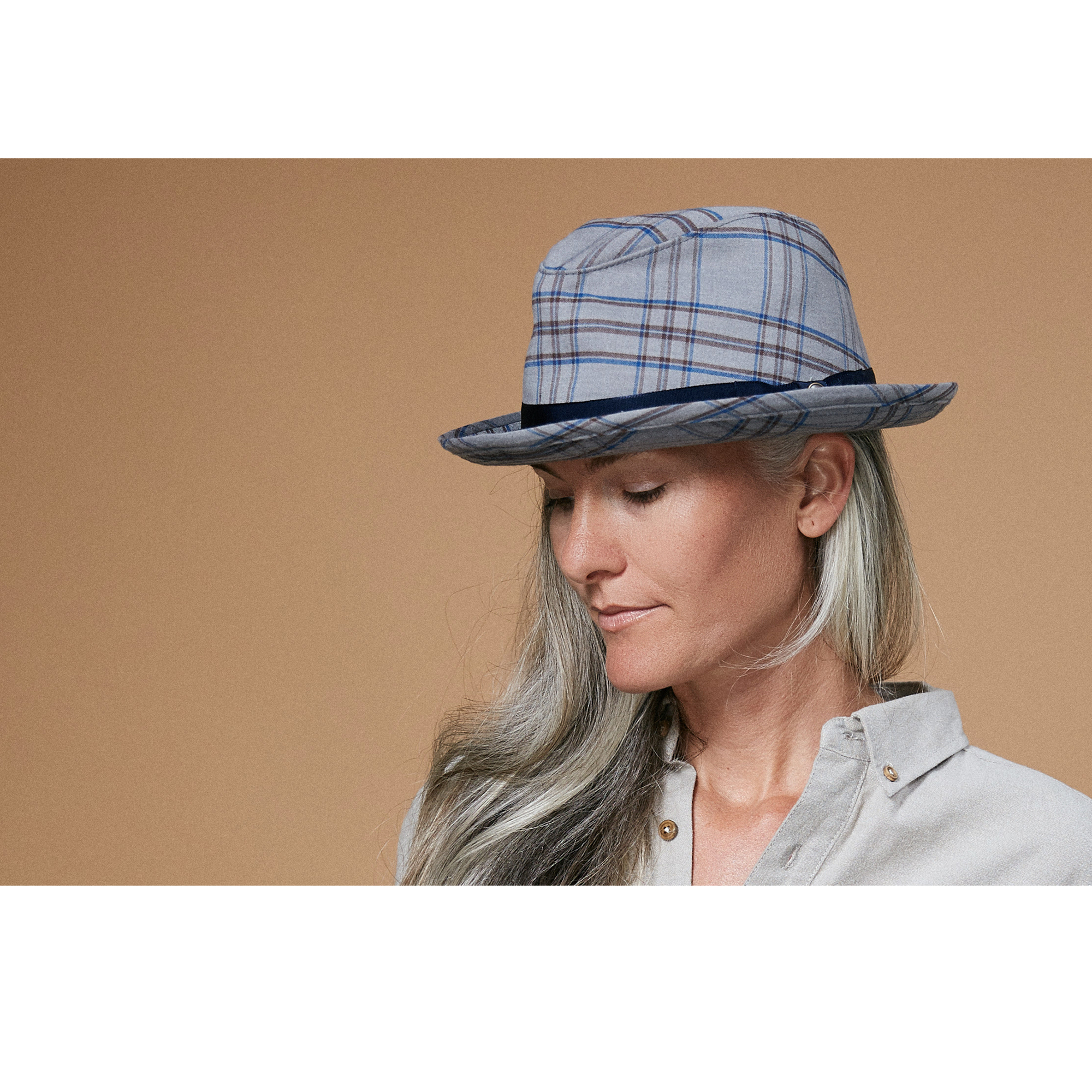 Goorin Bros. Chandler Handcock Grey fedora womens styling