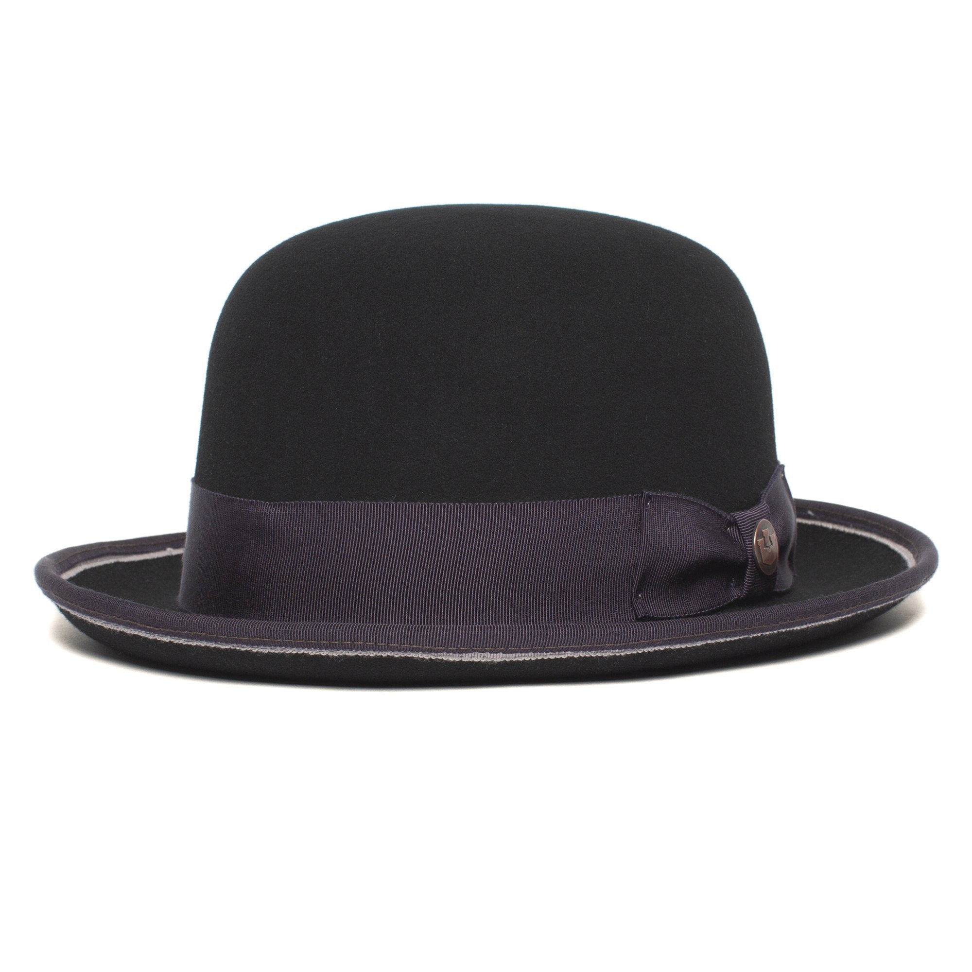 Goorin Bros. one eyed king wool bowler Black left side view
