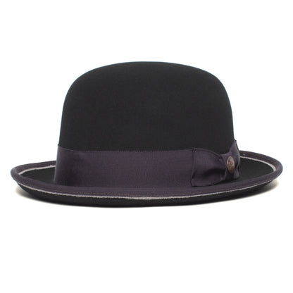 Goorin Bros. one eyed king wool bowler Black left side view