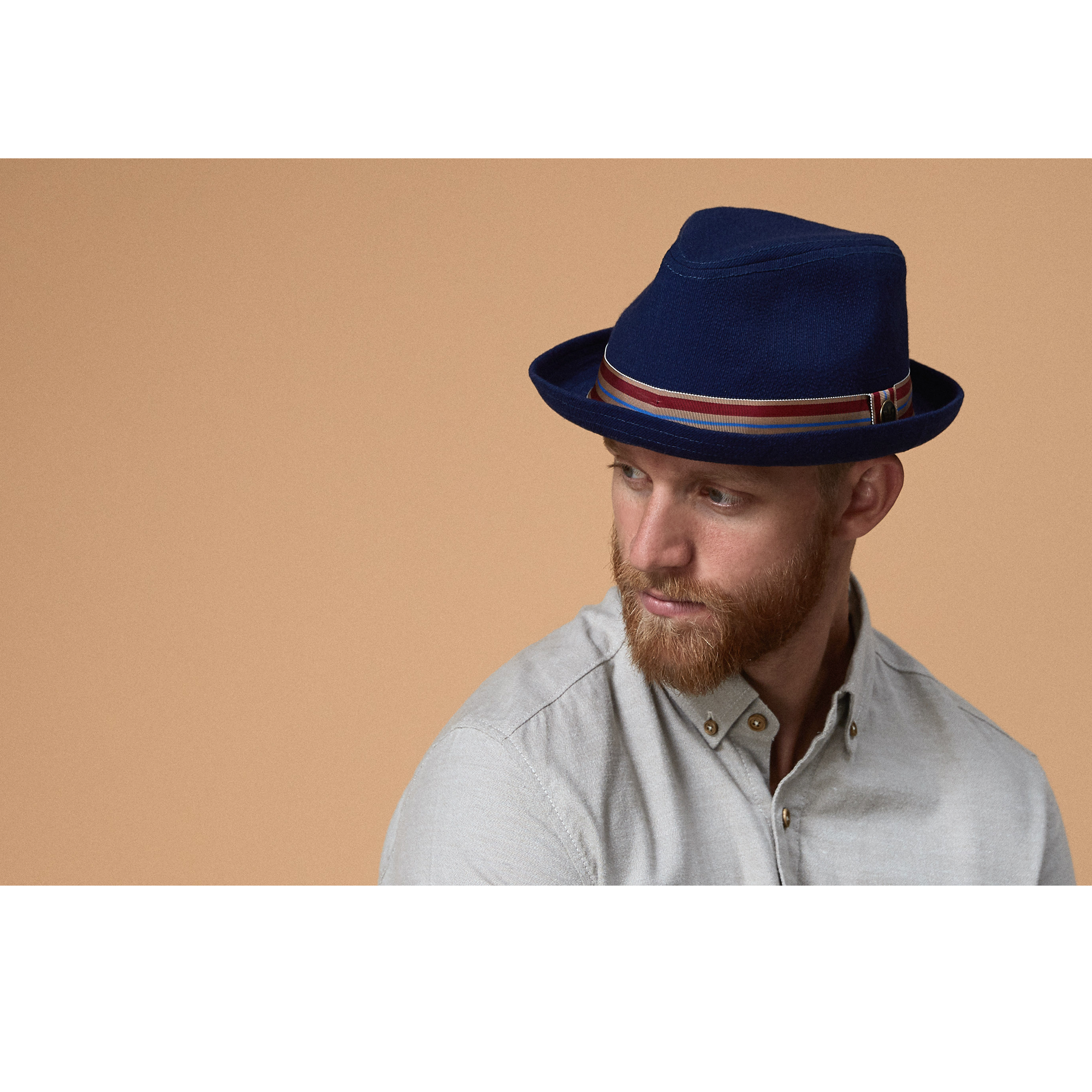 Goorin Bros. Hit It Pure Navy flip up mens styling