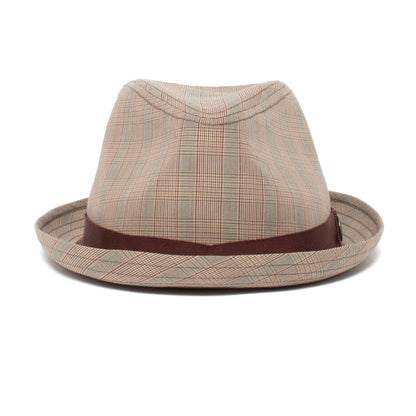 Goorin Bros. the occasion center dent short brim cotton fedora hat Tan front view