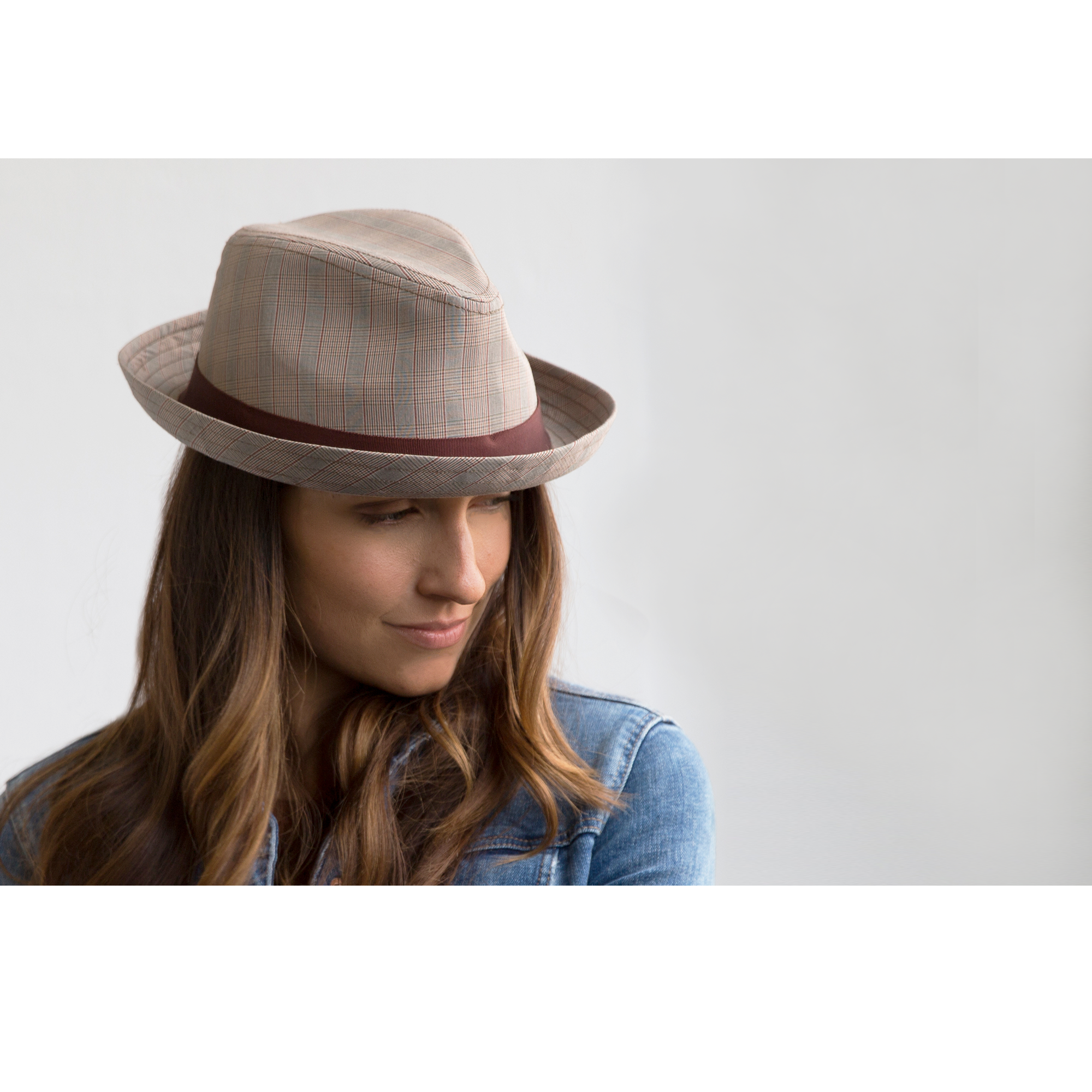Goorin Bros. The Occasion Tan flip up womens styling