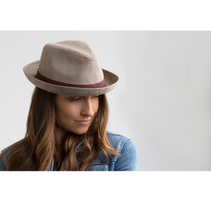 Goorin Bros. The Occasion Tan flip up womens styling