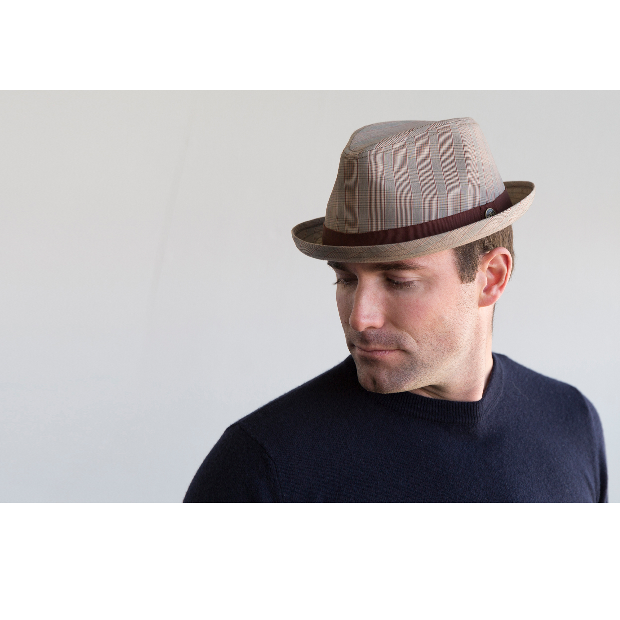 Goorin Bros. The Occasion Tan flip up mens styling