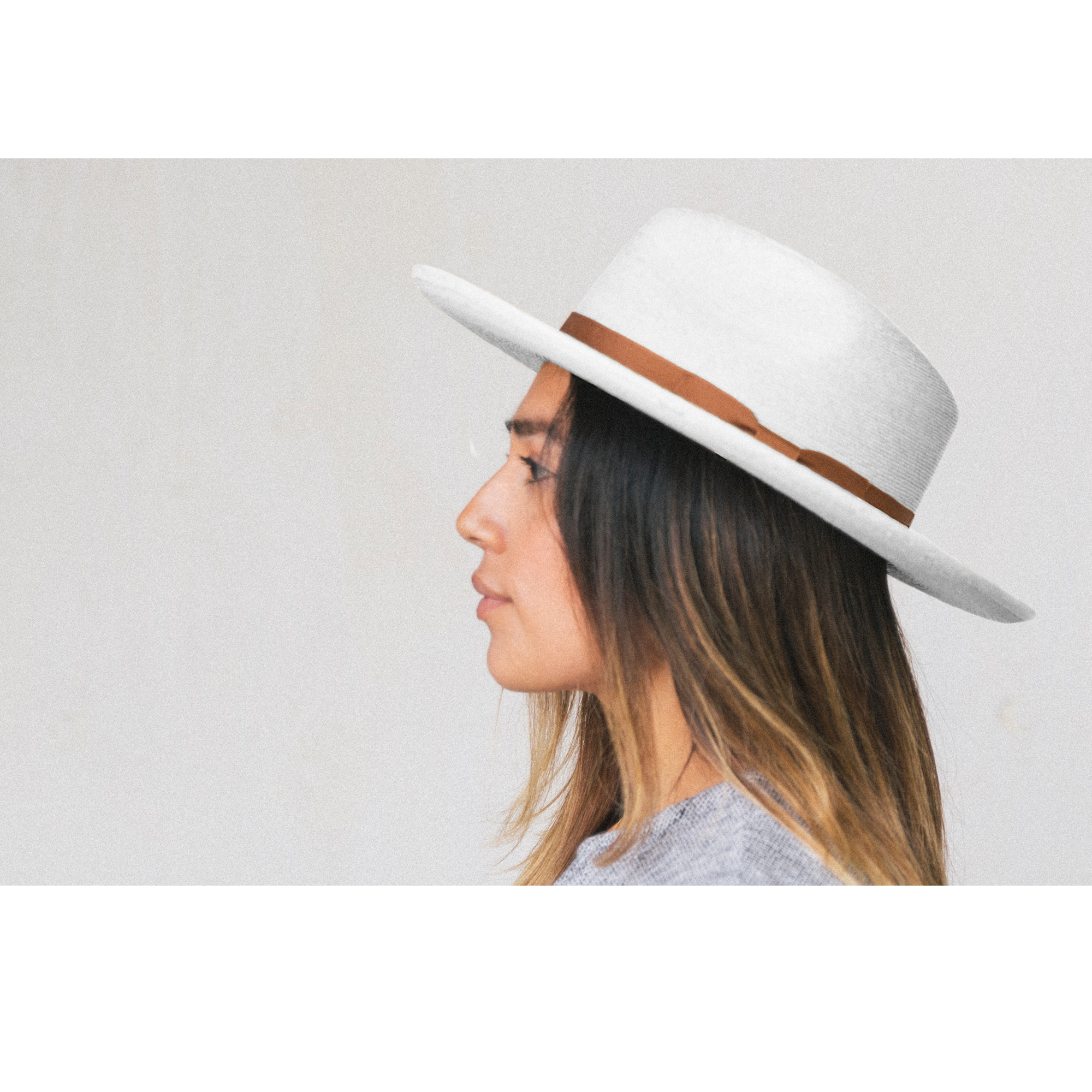 Goorin Bros. tomas santiago teardrop wide brim straw fedora hat Natural  womens styling