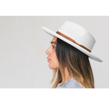 Goorin Bros. tomas santiago teardrop wide brim straw fedora hat Natural  womens styling