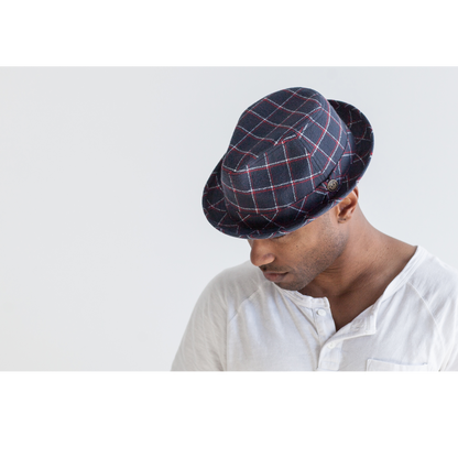 Goorin Bros. Canyon Reef Navy flip up mens styling
