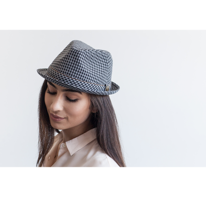 Goorin Bros. Johnny Lager Grey flip up womens styling