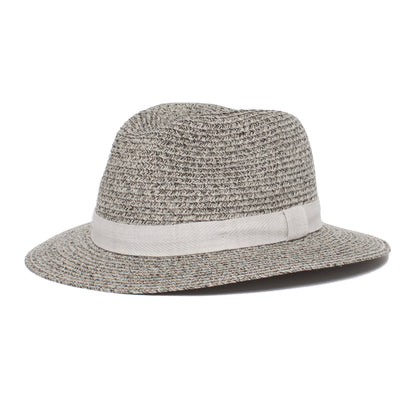 Goorin Bros. roll the dice center dent wide brim polyester fedora hat Black left side view