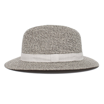 Goorin Bros. roll the dice center dent wide brim polyester fedora hat Black side view