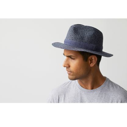 Goorin Bros. Roll The Dice Navy fedora mens styling