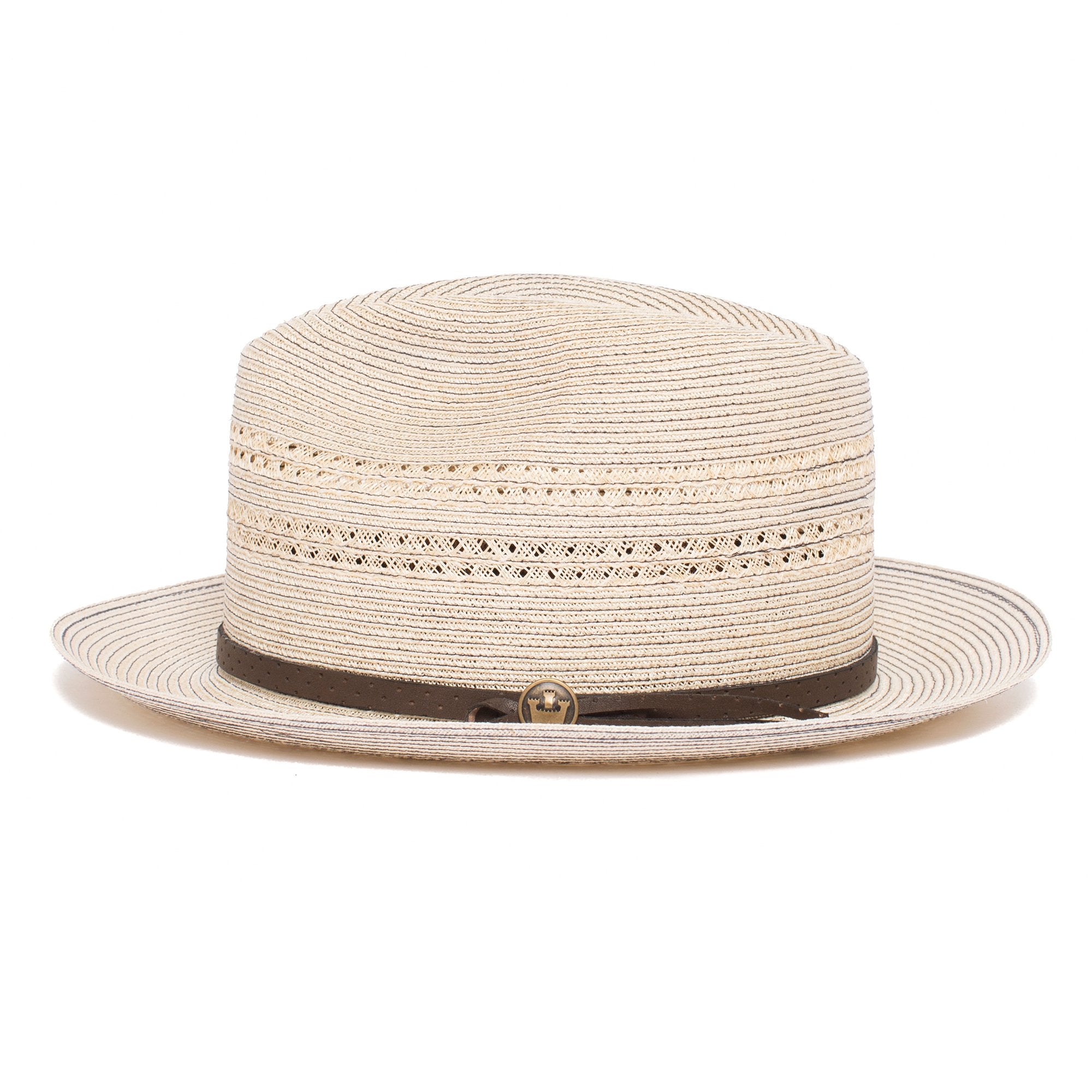 Goorin Bros. agave dreams center dent wide brim straw fedora hat Natural side view