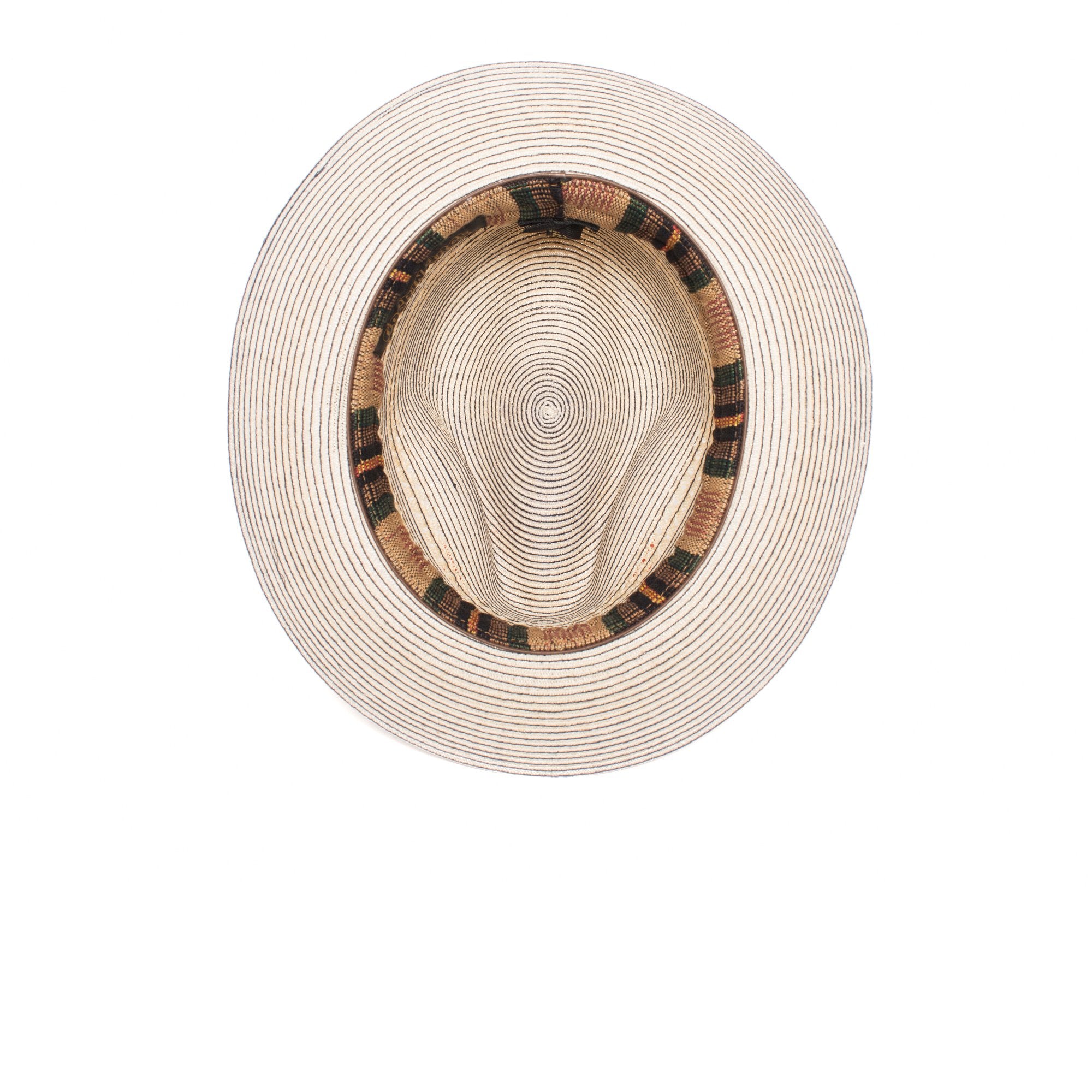 Goorin Bros. agave dreams center dent wide brim straw fedora hat Natural under view